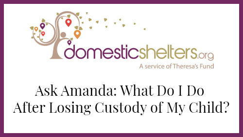 Domestic Shelters: Ask Amanda with Barry Goldstein - What Do I Do After Losing Custody of My Child?